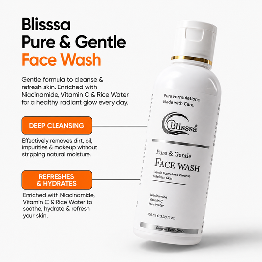 Blisssa Pure & Gentle Face Wash 100 ml
