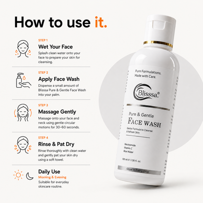 Blisssa Pure & Gentle Face Wash 100 ml