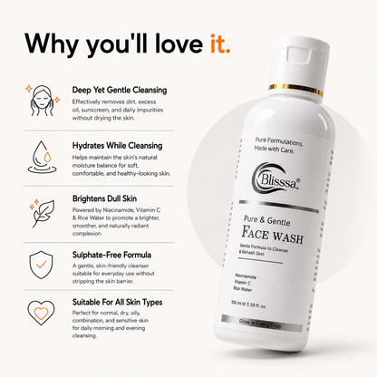 Blisssa Pure & Gentle Face Wash 100 ml