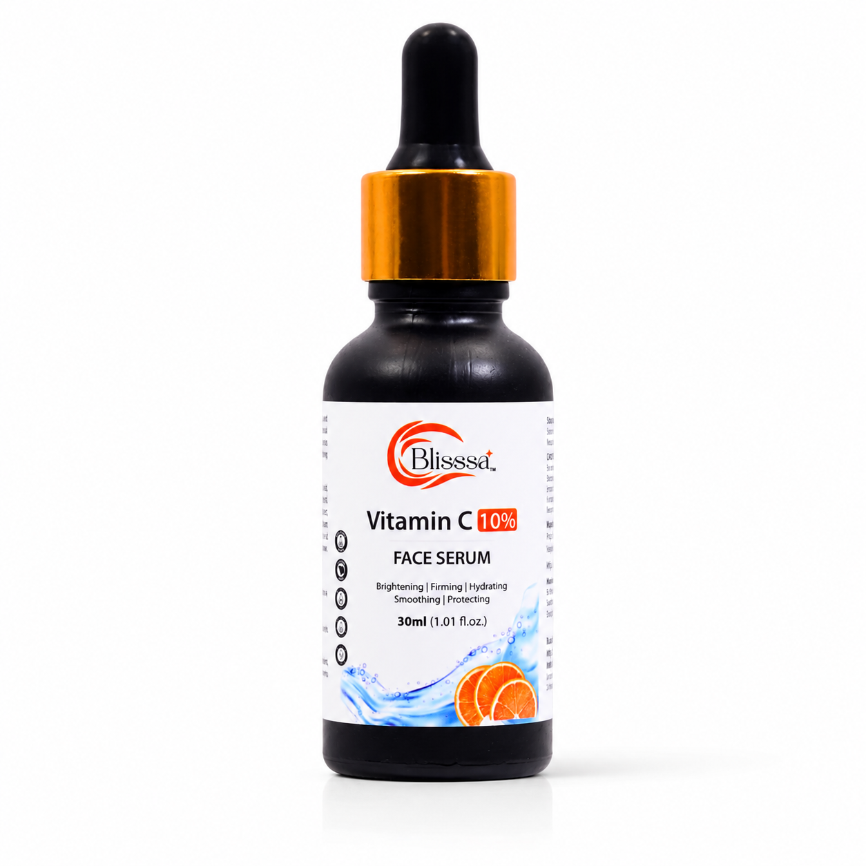 Blisssa Brightening 10% Vitamin C Face Serum for All Skin Types | 30 ml